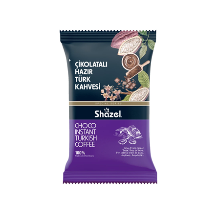 Shazel Çikolatalı Hazır Türk Kahvesi 100 Gr X 6 Adet