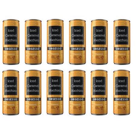 Obsesso Karamelli Soğuk Kahve 250 Ml X 12 Adet