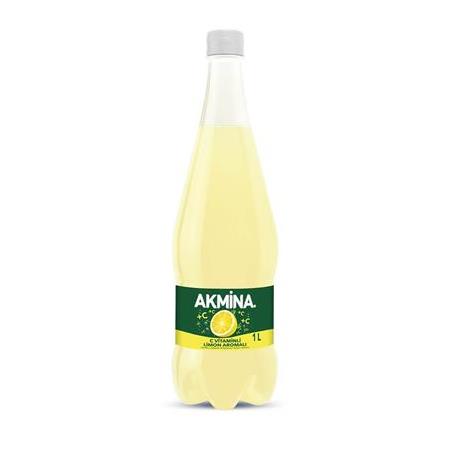 Akmina C Vitaminli Limon Aromalı Maden Suyu 1 Lt X 6 Adet