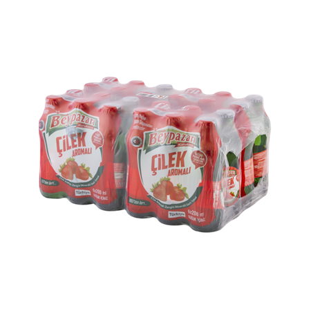 Beypazarı Çilek Aromalı Maden Suyu 200 Ml X 24 Adet