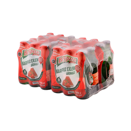 Beypazarı Karpuz Çilek Aromalı Maden Suyu 200 Ml X 24 Adet
