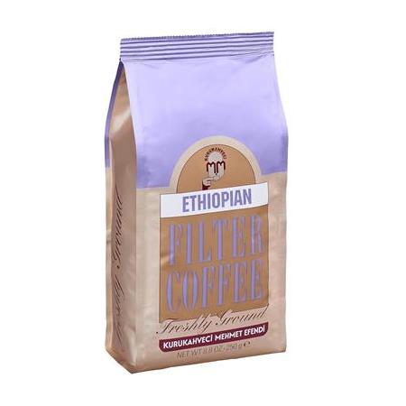 Kurukahveci Mehmet Efendi Ethiopian Filtre Kahve Öğütülmüş 250 Gr X 4 Adet