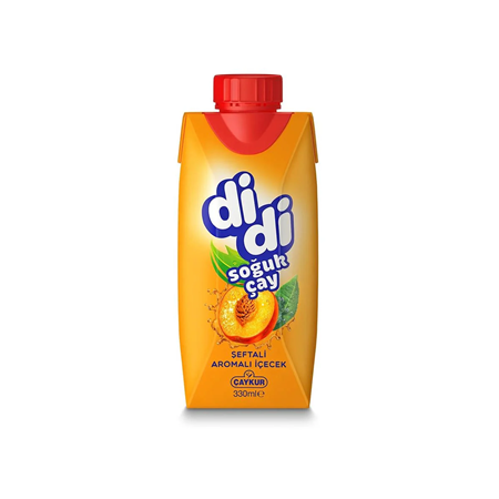 Çaykur Didi Şeftali Aromalı Soğuk Çay Kutu 330 Ml