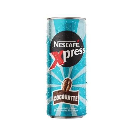 Nescafe Xpress Coco Natte Soğuk Kahve 250 Ml X 6 Adet