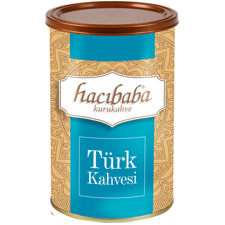 Hacıbaba Türk Kahvesi Teneke Kutu 250 Gr X 6 Adet