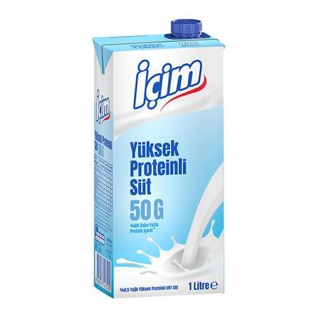 İçim 0,5 Yağlı Yüksek Proteinli Süt 1 Lt X 6 Adet