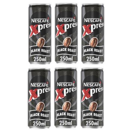 Nescafe Xpress Black Roast Soğuk Kahve 250 Ml X 6 Adet