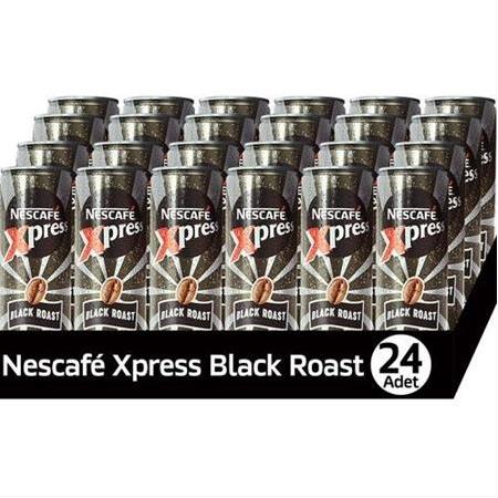Nescafe Xpress Black Roast Soğuk Kahve 250 Ml X 24 Adet