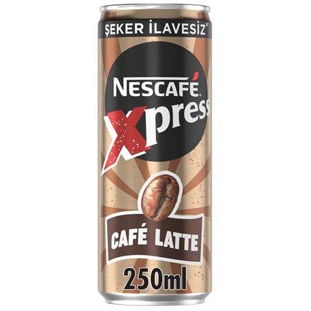 Nescafe Xpress Cafe Latte Şekersiz Soğuk Kahve 250 Ml X 6 Adet