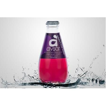 Avşar Karadut Frenk Üzümü Aromalı Maden Suyu 200 Ml X 24 Adet