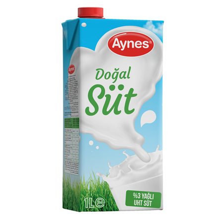 Aynes %3 Yağlı Süt 1 Lt X 6 Adet