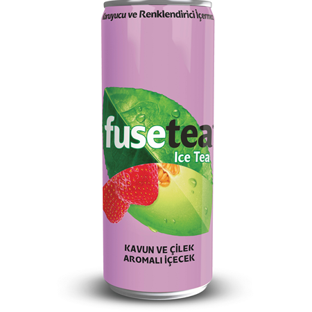 Fuse Tea Kavun Ve Çilek Aromalı Soğuk Çay 330 Ml X 12 Adet