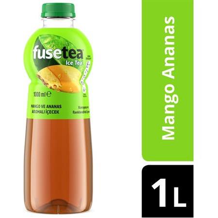 Fuse Tea Mango Ve Ananas Aromalı Soğuk Çay 1 Lt X 6 Adet