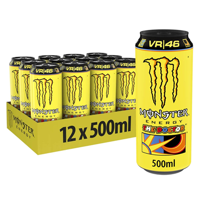 Monster Energy V46 The Doctor Enerji İçeceği 500 Ml X 12 Adet