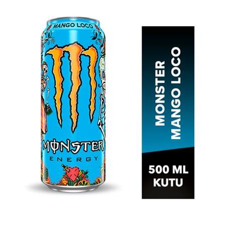 Monster Energy Mango Loco Enerji İçeceği 500 Ml X 12 Adet