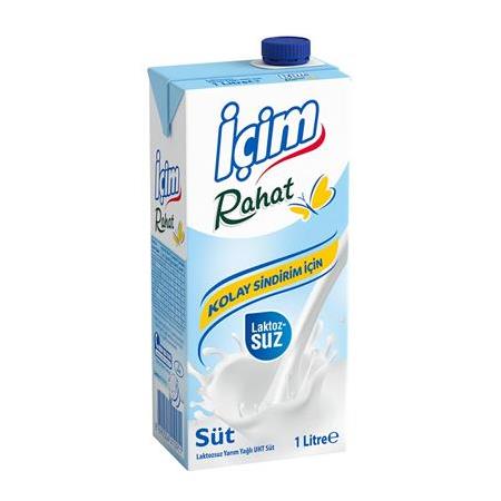 İçim Rahat Laktozsuz Süt 1 Lt X 6 Adet