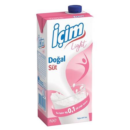 İçim Light Süt 1 Lt X 6 Adet
