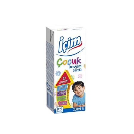 İçim Çocuk Devam Sütü 200 Ml X 24 Adet