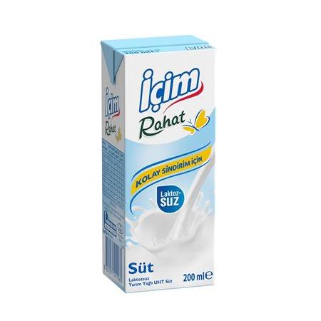 İçim Rahat Laktozsuz Süt 200 Ml X 6 Adet