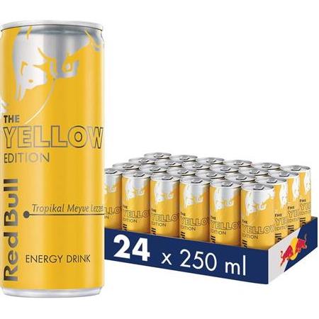 Red Bull Enerji İçeceği Tropikal Meyve 250 Ml X 24 Adet