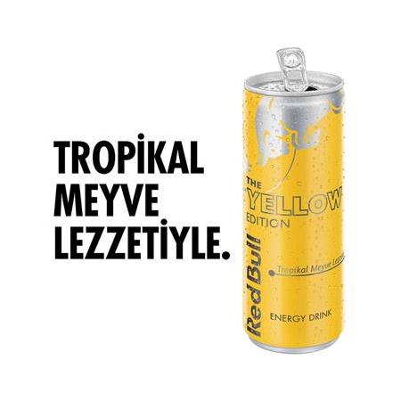 Red Bull Enerji İçeceği Tropikal Meyve 250 Ml X 24 Adet