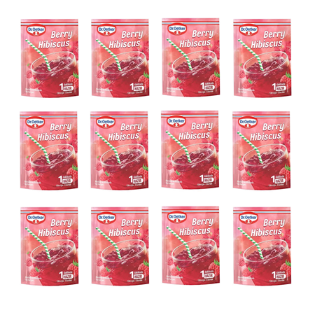 Dr Oetker Toz İçecek Berry Hibiscus 90Gr X 12 Adet
