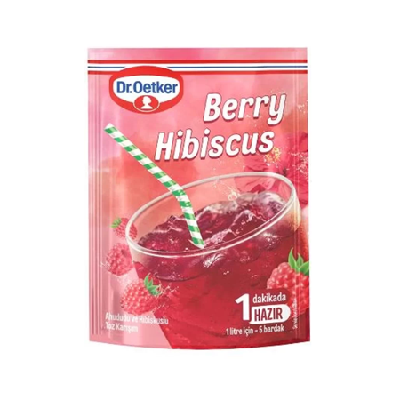 Dr Oetker Toz İçecek Berry Hibiscus 90Gr X 12 Adet