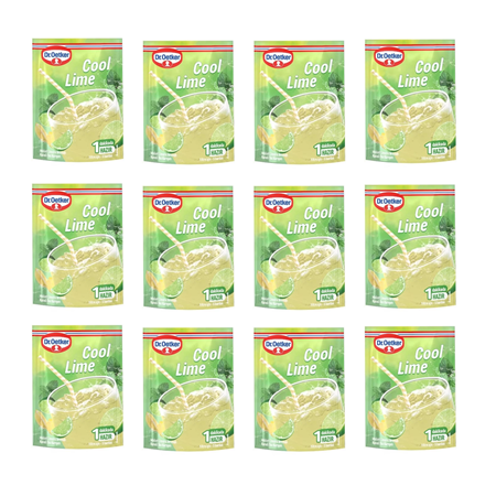 Dr Oetker Toz İçecek Cool Lime 90 Gr X 12 Adet