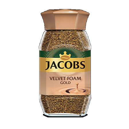 Jacobs Velvet Foam Gold Kavanoz Kahve 100 Gr X 4 Adet