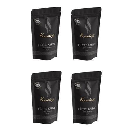 Kocatepe Filtre Kahve Özel Harman 250 Gr X 4 Adet