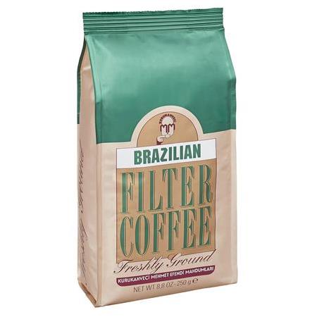 Kurukahveci Mehmet Efendi Brazilian Filtre Kahve 250 Gr X 4 Adet