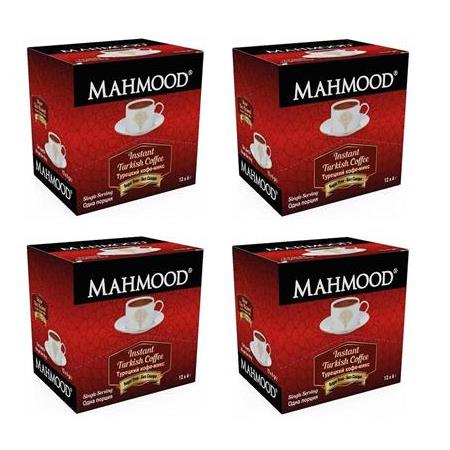Mahmood Hazır Türk Kahvesi Sade 6 Gr 12 li X 4 Adet