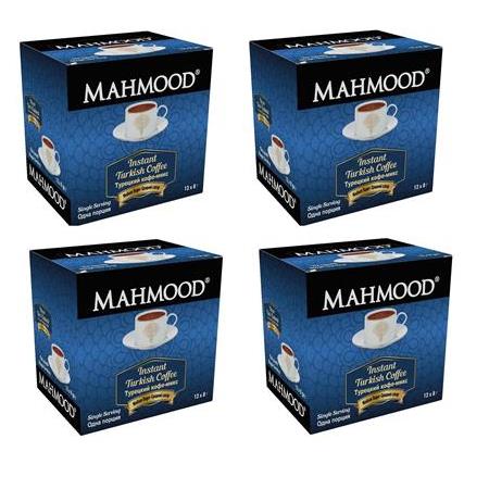 Mahmood Hazır Türk Kahvesi Orta 8 Gr 12'li X 4 Adet