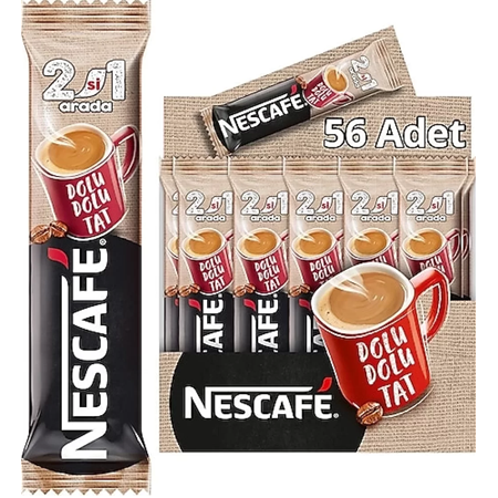 Nescafe 2Si1 Arada Sütlü Kahve 10 Gr X 56 Adet
