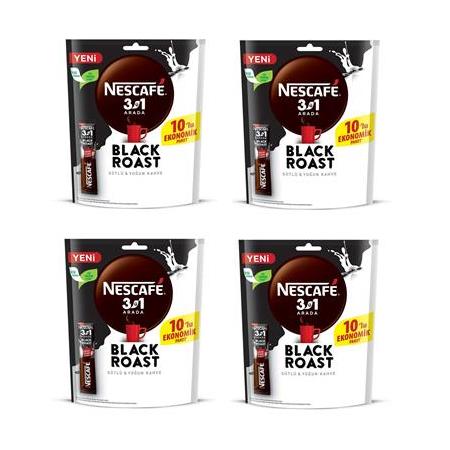 Nescafe 3Ü1 Arada Black Roast Kahve (Sütlü Yoğun) 15 Gr X 40 Adet
