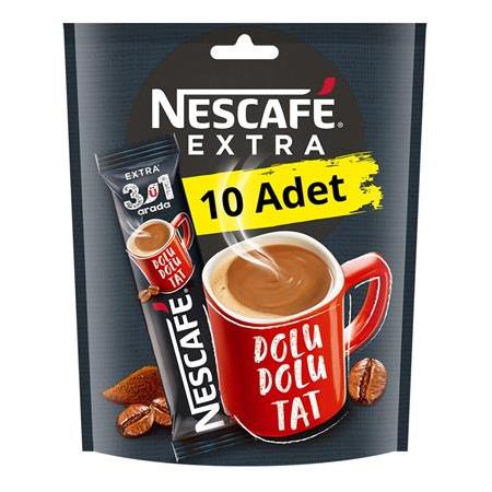 Nescafe 3Ü1 Arada Extra Kahve 16,5 Gr X 10 Adet