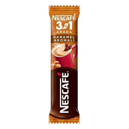 Nescafe 3Ü1 Arada Karamel Aromalı Kahve 17,6 Gr X 40 Adet