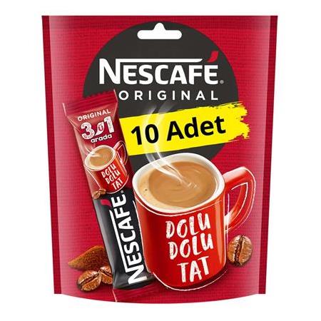 Nescafe 3Ü1 Arada Orijinal Kahve 17,5 Gr X 10 Adet