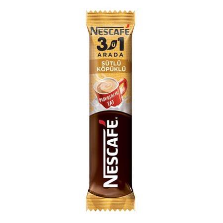 Nescafe 3Ü1 Arada Sütlü Köpüklü Kahve 17,4 Gr X 10 Adet