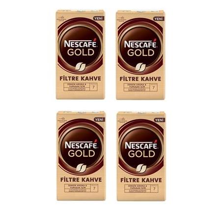 Nescafe Gold Filtre Kahve 500 Gr X 4 Adet