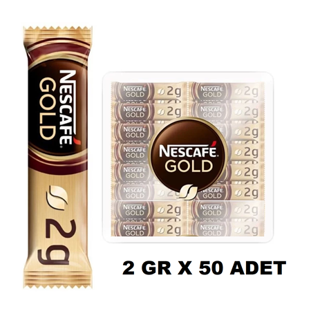 Nescafe Gold Kahve 2 Gr X 50 Adet