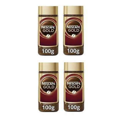 Nescafe Gold Kahve Cam 100 Gr X 4 Adet