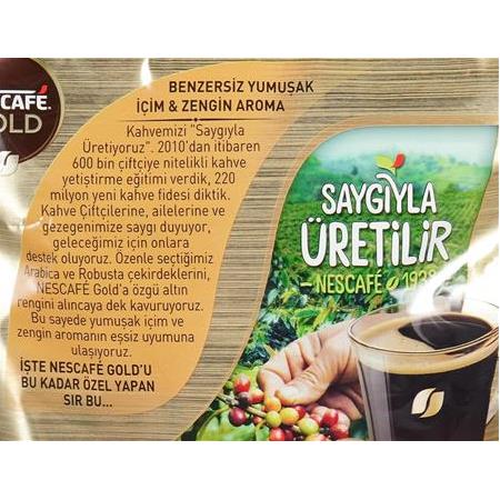 Nescafe Gold Kahve Poşet 200 Gr X 4 Adet