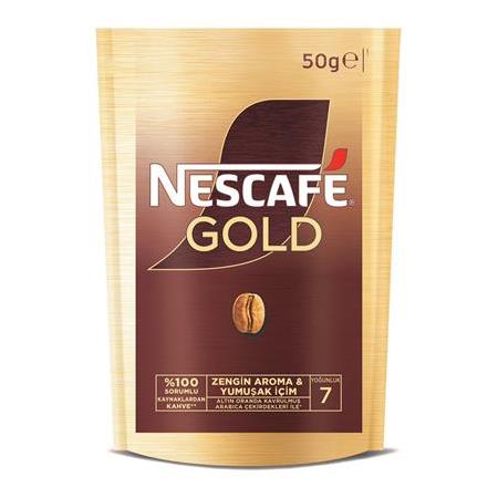 Nescafe Gold Kahve Poşet 50 Gr X 4 Adet