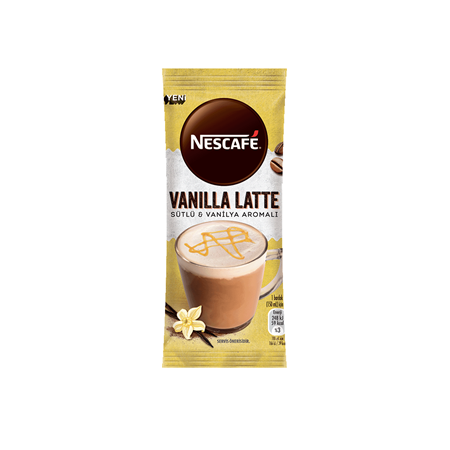 Nescafe Vanılla Latte Sütlü Vanilya Aromalı 14,5 Gr X 24 Adet