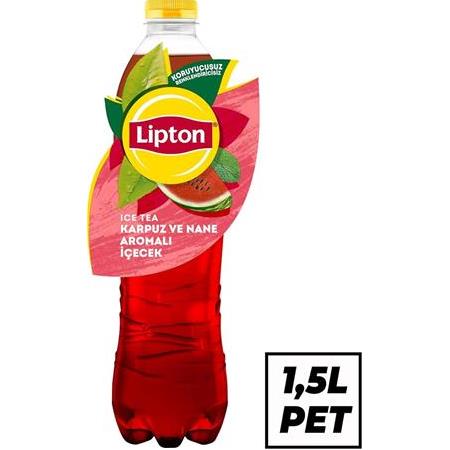 Lipton Soğuk Çay Karpuz Nane 1,5 Lt X 6 Adet
